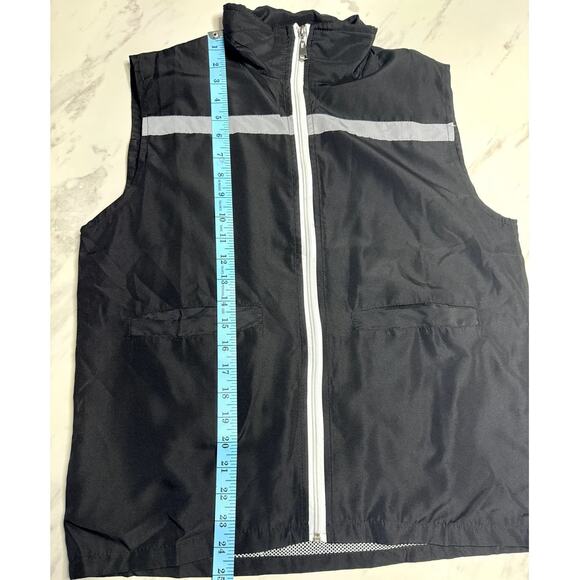 Mens Black Dream TSchunyifang Zipper Front Sleeveless Vest Size Large - Picture 8 of 8